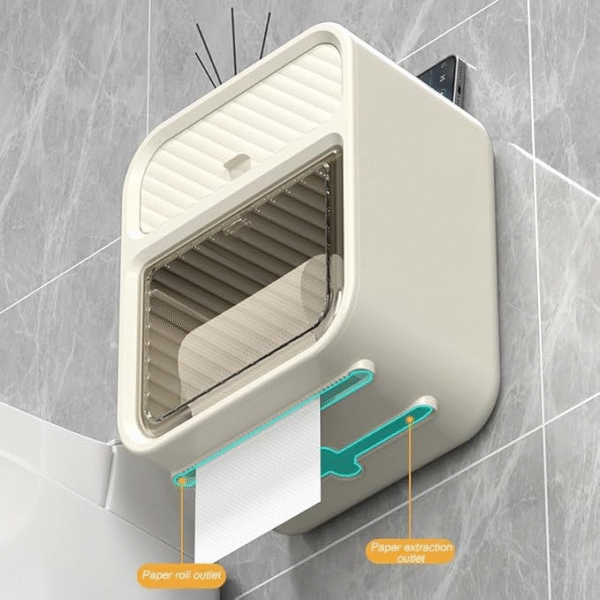 Modern Bathroom Toilet Paper Box - Image 2